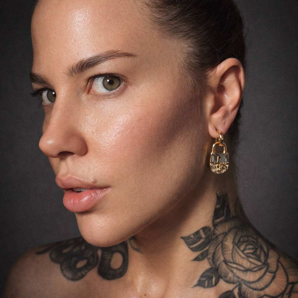 Pingente DUNA + Argola Espiral ALMA