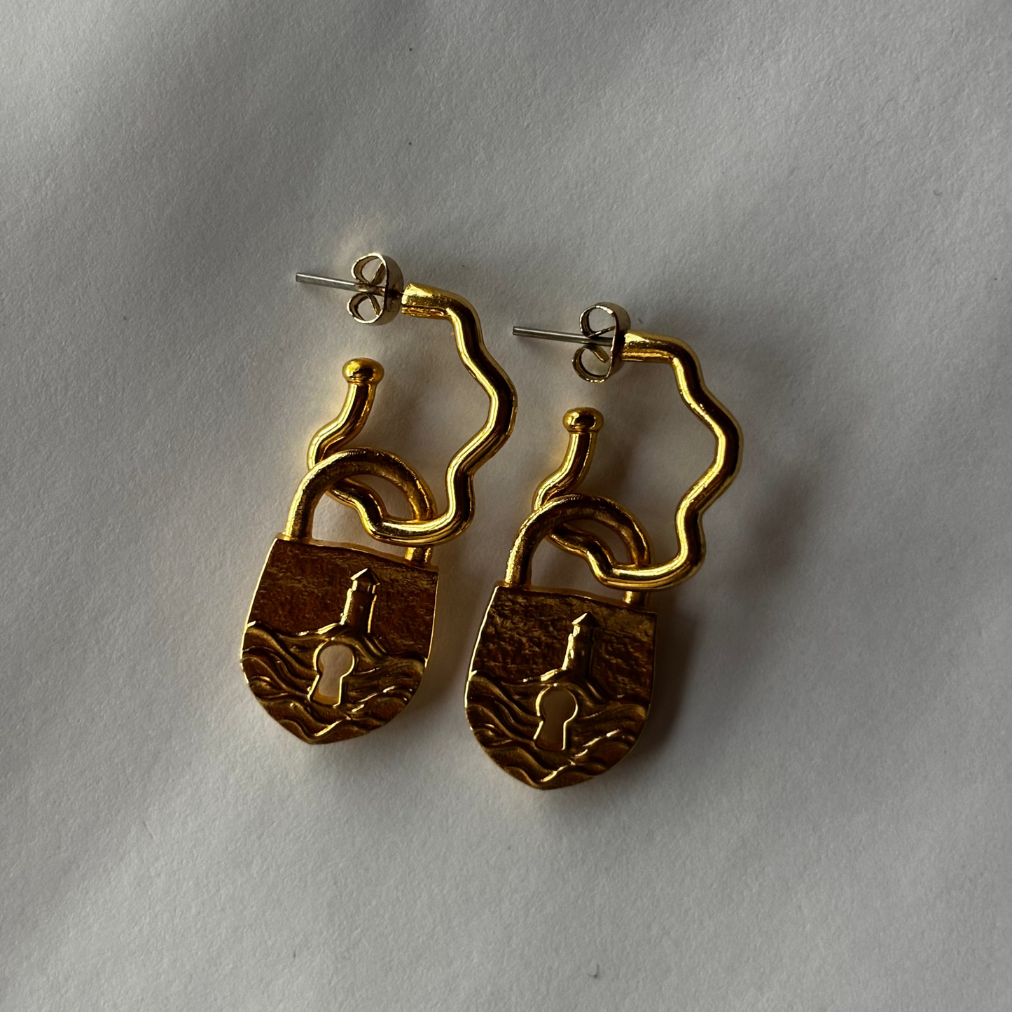 Pingente DUNA + Argola Orgânica ONDA